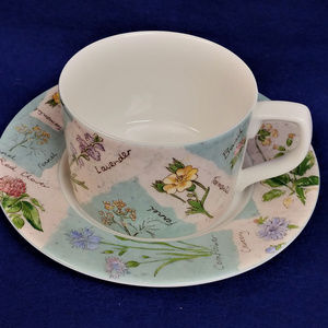 Doulton Everyday "Wildflower" Cup & Saucer